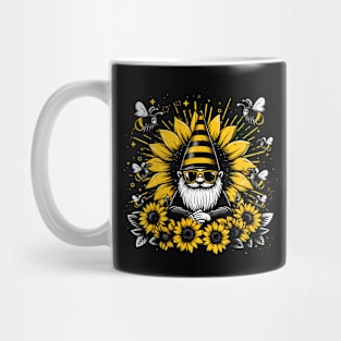 Bumble Bee Honey Gnome Sunflower Fun Gnomee Artful Cuteness Mug